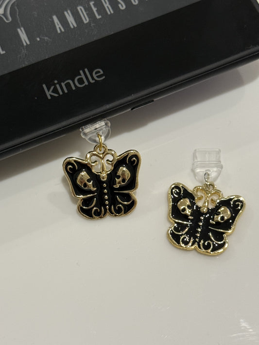 Dark Butterfly Charm
