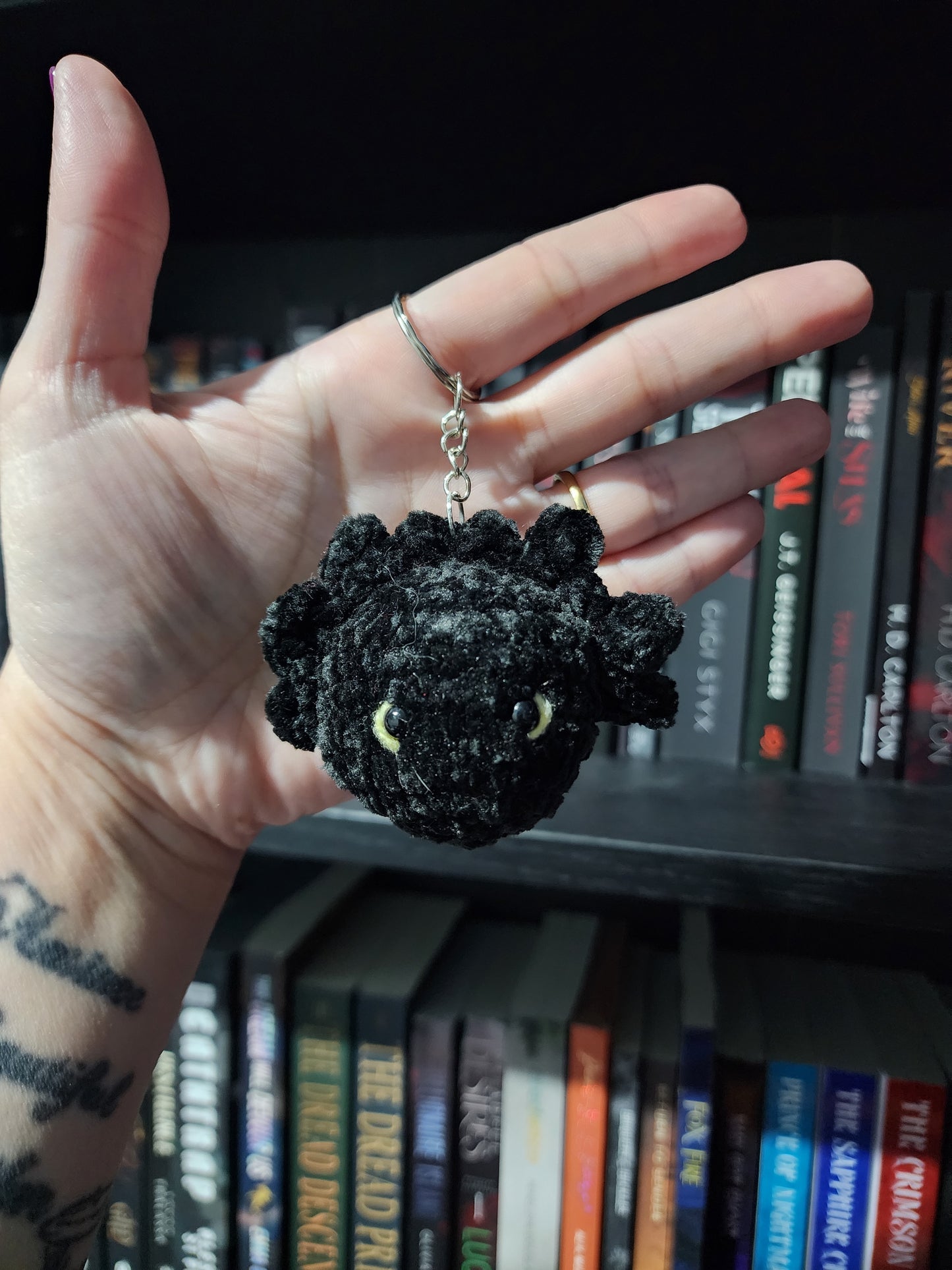 Crochet Dragon Head | Keychain