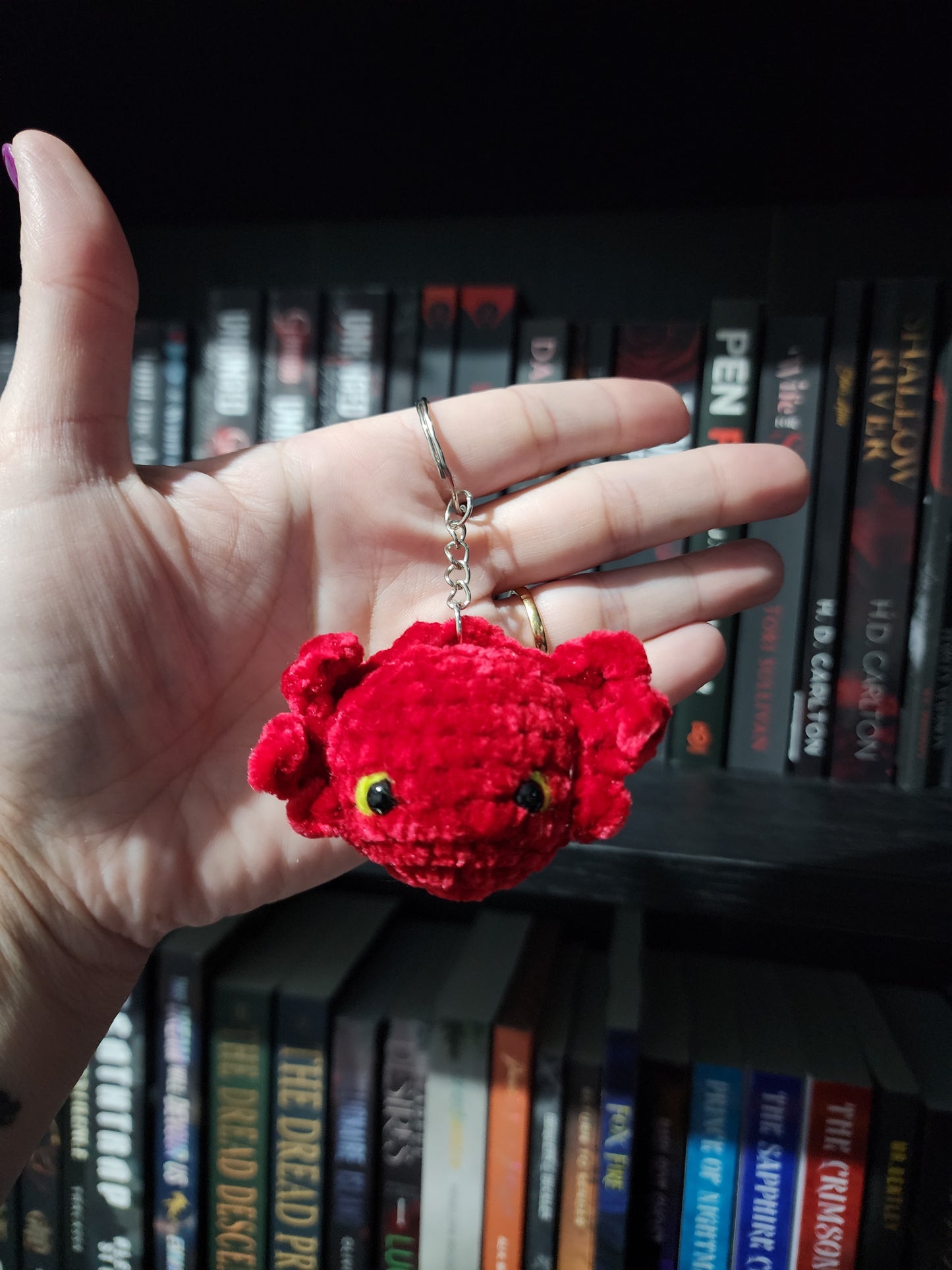 Crochet Dragon Head | Keychain